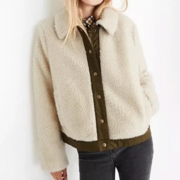 Madewell Jackets & Blazers - Madewell Portland Sherpa Jacket Size S